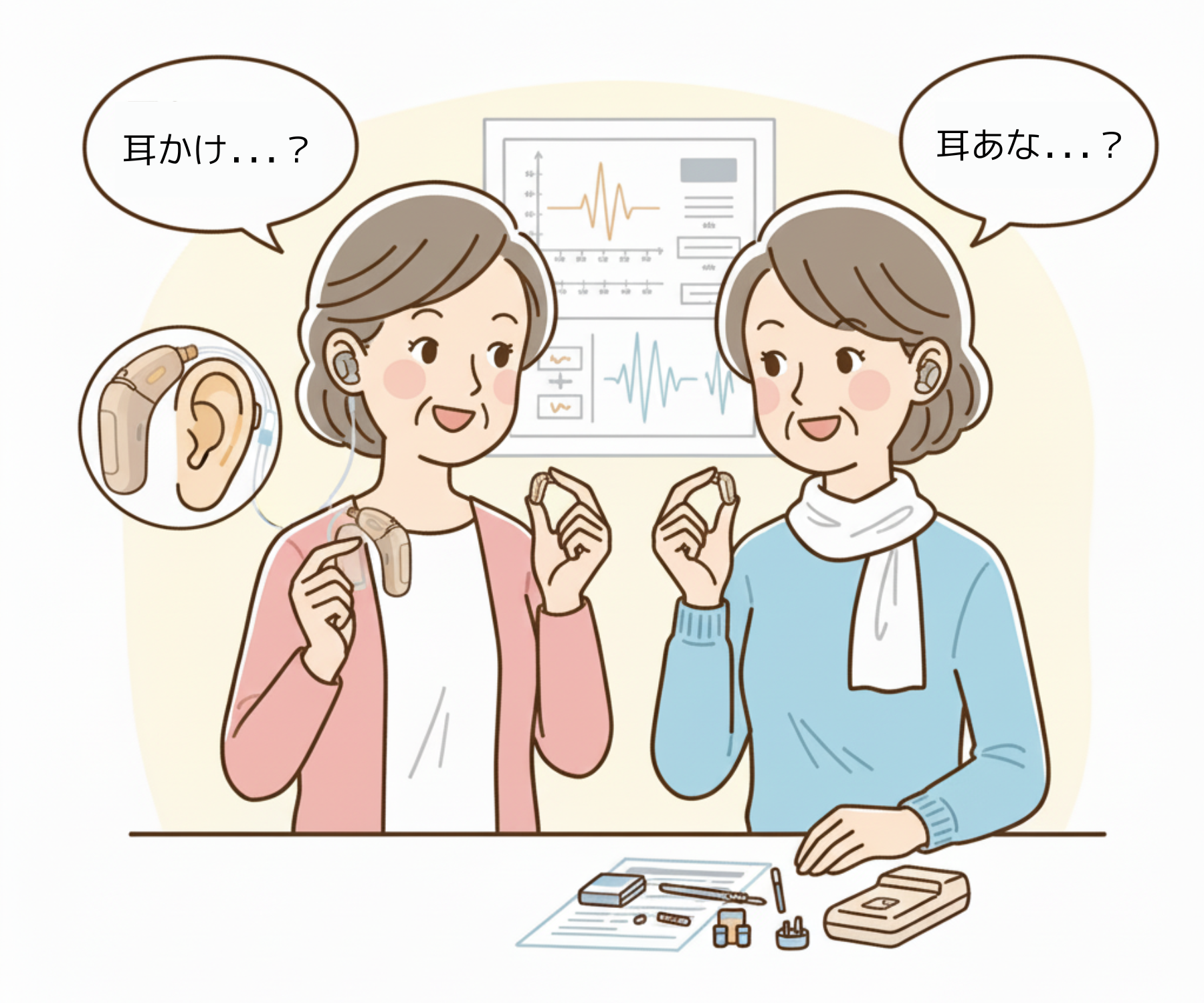 【お客様の声】耳穴式と耳掛け式の補聴器の聞こえの違いについてお話しをいただけました。2025.09.24
